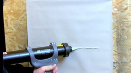 xix. Applying a bead of ORCON F (without an air nozzle)