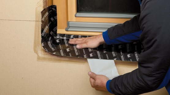 3. Apply tape to the sill surface