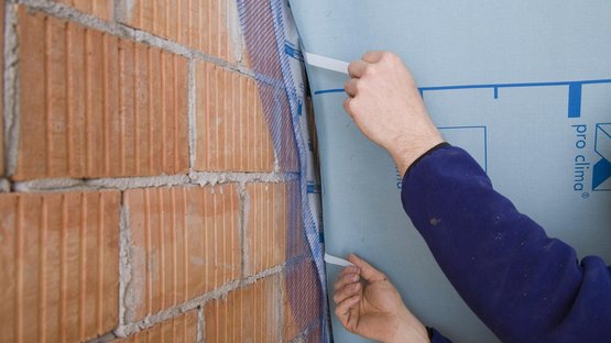 7b. Sealing to unplastered subsurfaces